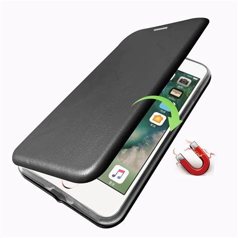 iPhone Handy Tasche Hülle Handyhülle Schutz Wallet Flip Cover Book Case ...