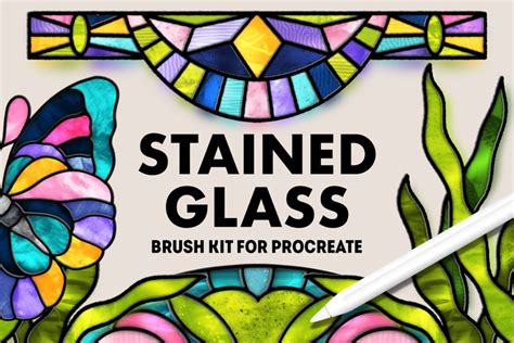 Stained Glass Brushes For Procreate