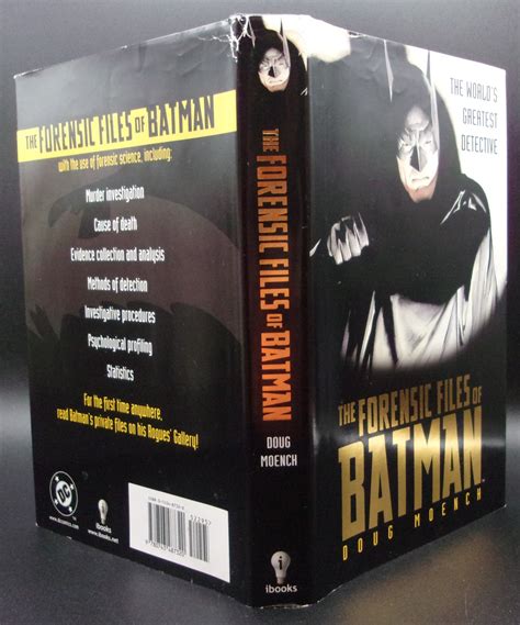 The Forensic Files Of Batman The Worlds Greatest Detective By Moench