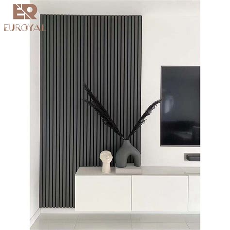 Factory Outlet Customized Veneer Slats Wall Panel Mdf Slatted Acoustic