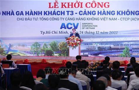 Pm Attends Groundbreaking Ceremony Of Tan Son Nhat Airports New