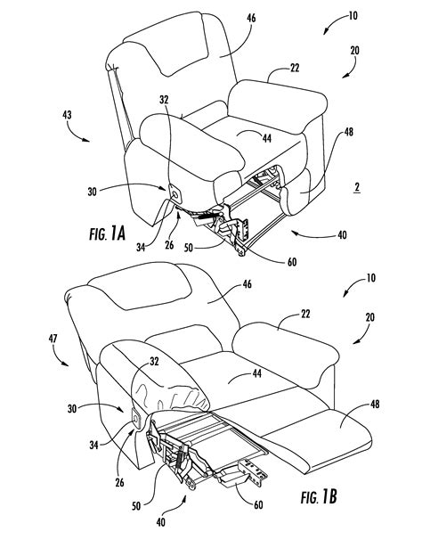 Diagram Electric Recliner Replacement Parts