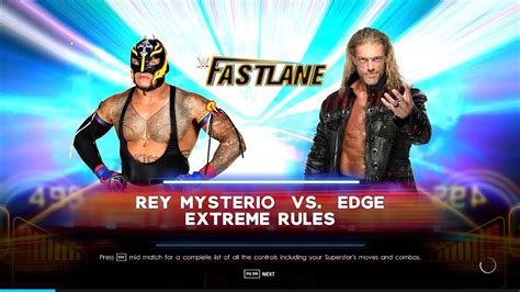 Full Match Edge Vs Rey Mysterio Wwe Extreme Rules Rey