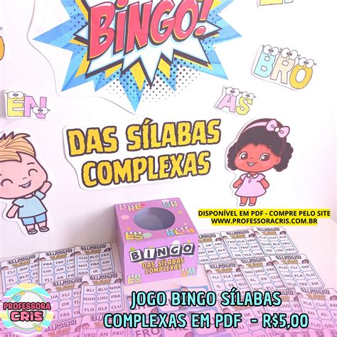 Bingo Silabas Complexas