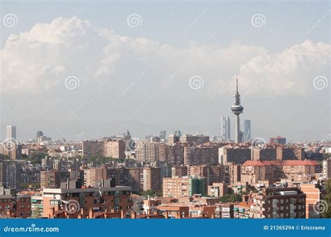 Madrid Skyline Stock Images - Image: 21265294