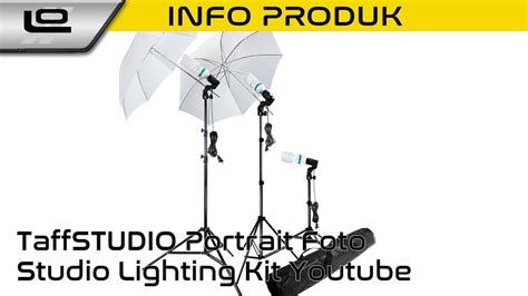 Taffstudio Portrait Foto Studio Lighting Kit Youtube Vlog Vl