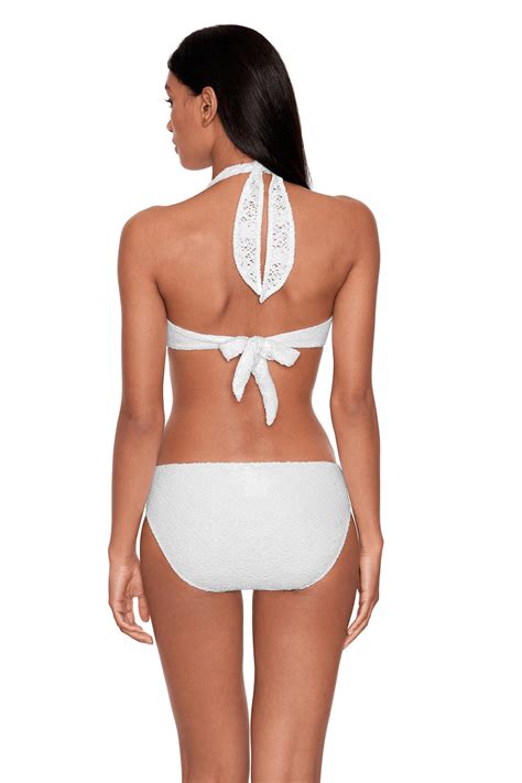 Lauren Crochet Ring Front Halter Bikini Top Swim City