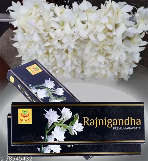 Sewa Rajnigandha Charcoal Free Long Burn Time Premium Incense Stick