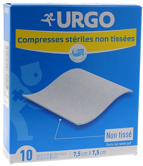 Compresses St Riles Non Tiss Urgo Sachets De Compresses X Cm