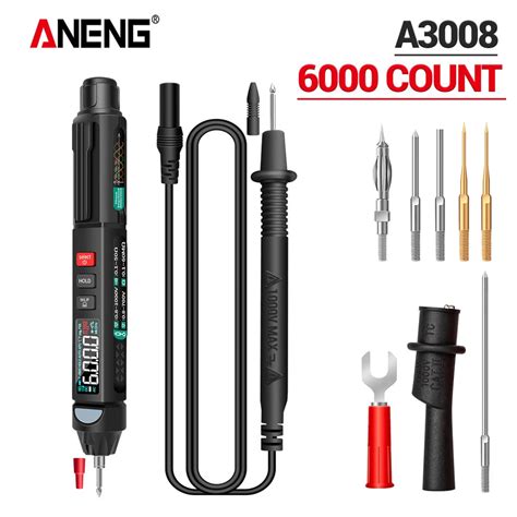 ANENG A3008 Digital 6000 Counts Intelligent Professional Multimeter