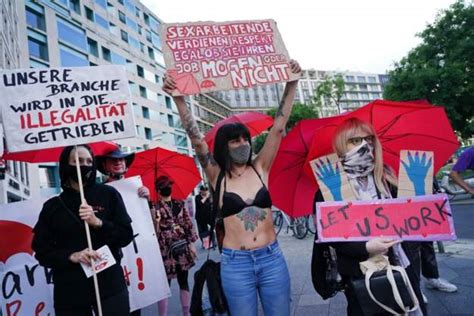 Covid Sex Workers Protest In Germany Want Brothels Reopen