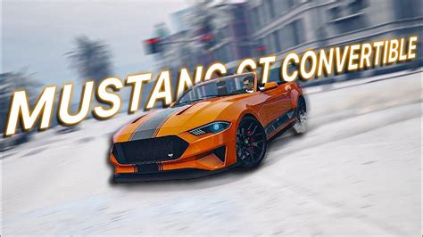 2018 Ford Mustang Gt Convertible Build Gta 5 Vapid Dominator Gt