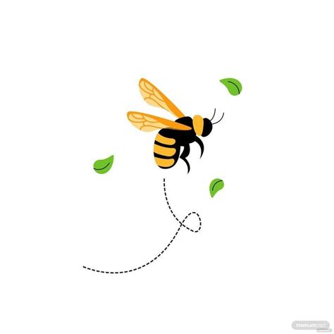 Stingless Bee Vector In Illustrator Eps  Png Svg Download