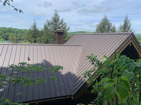 Standing Seam Metal Roofing Saint Donat Metal Tech Roofing Toiture Métallique Montréal