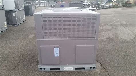 Seer Carrier Ton Gas Package Unit With Puron R A Single Phase Ebay