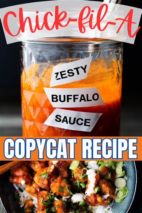 Zesty Buffalo Sauce Recipe Chick Fil A Copycat In 2024 Chick Fil A Recipe Homemade Buffalo