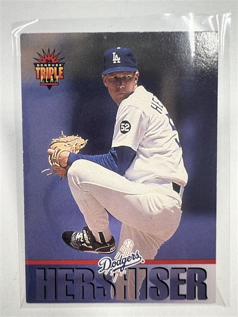 Donruss Triple Play Orel Hershiser Dodgers Ebay