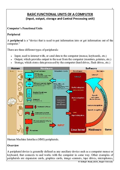 BASIC FUNCTIONAL UNITS OF A COMPUTER (input, output, storage and ...