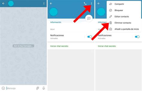 Cómo eliminar contactos de Telegram Trucos