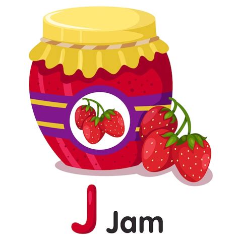 Premium Vector Illustrator Of Strawberry Jam