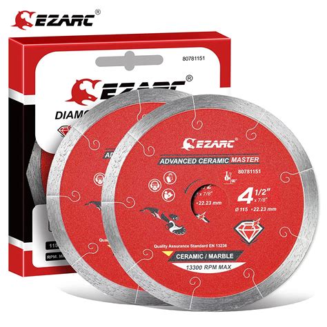 Ezarc Pcs Diamond Blade For Angle Grinder Music Slot Diamond