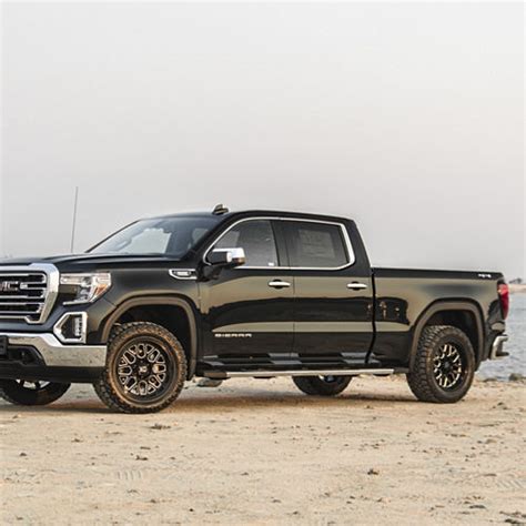 2021 Gmc Sierra Black Rhino Alpha Black Wheel Pros