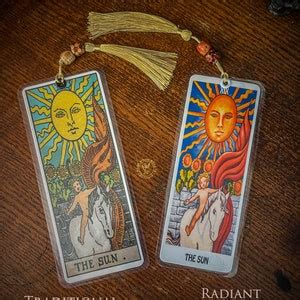 Tarot Bookmark With Mini Reading One Card Pull Rider Waite Handmade