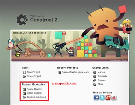 Tutorial Membuat Game Dengan Construct 2 Lengkap Satu Trik