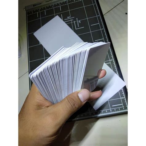 Jual Kertas Pvc Bahan Id Card Siap Pakai Shopee Indonesia