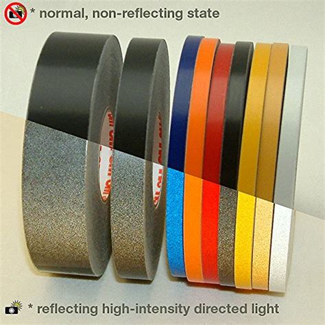 Pinstriping Tape 3M Scotchcal Reflective Striping Tape, Black.5-Inch By ...