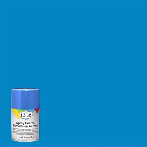 Light Blue Rust Oleum Testors Gloss Enamel Spray Paint 1208t 3 Oz 3 Pack