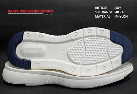 White Blue Phylon Shoe Sole Size At Rs Pair In Agra Id