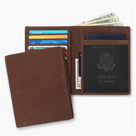 The Kangaroo Leather Passport Wallet Hammacher Schlemmer