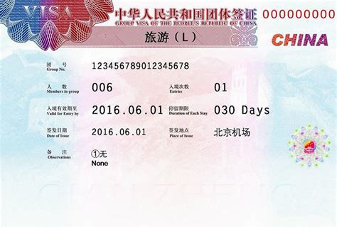 China Visa Information - Number of Entries, Validity, Duration