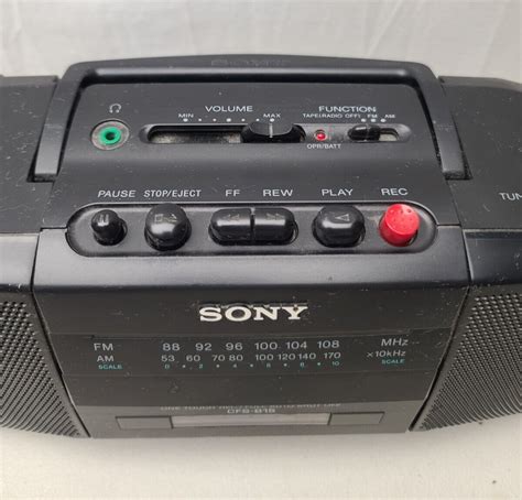 Sony Cassette Tape Recorder Player FM AM Radio Boombox CFS B15 Working