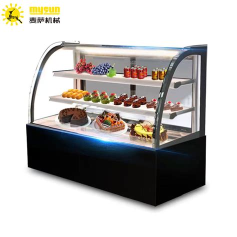 Cake Showcase Refrigerator Pastry Display Counter Cake Display Freezer