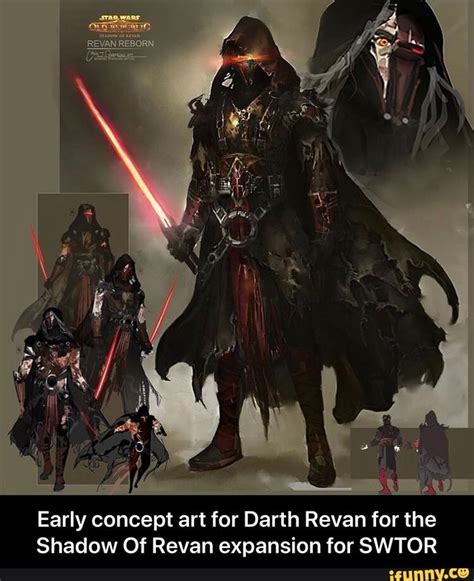 The Concept Art For Darth Vader And His Companions