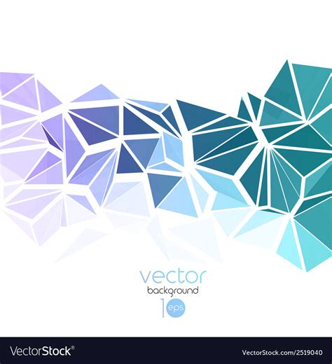 Abstract Geometric Background With Triangle Vector Image