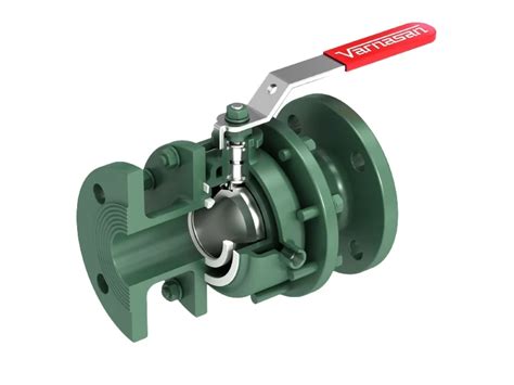 Flanged Jacketed Carbon Steel Ball Valve Varnasan