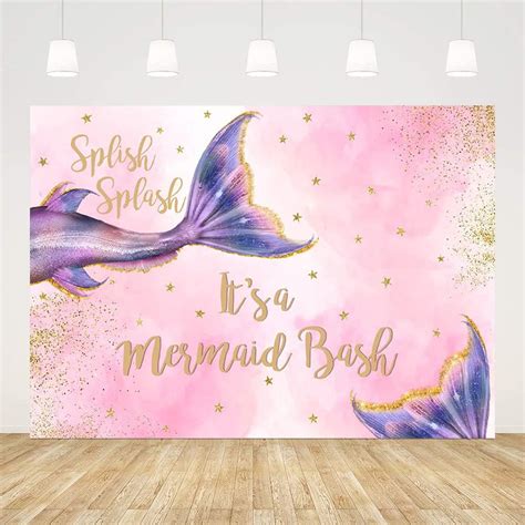 Ablin X Ft Under The Sea Mermaid Backdrop Splish India Ubuy