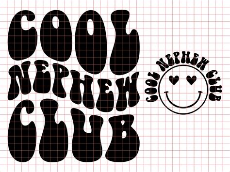 Cool Nephew Club Svg Png Cut File Cricut Sublimation Best Etsy