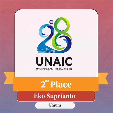 Juara Lomba Logo Milad Universitas Al Irsyad Cilacap Unaic