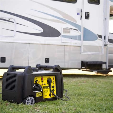 Champion 100261 3100 Watt Electric Start Inverter Generator W Rv Outlet And Wireless Remote Carb