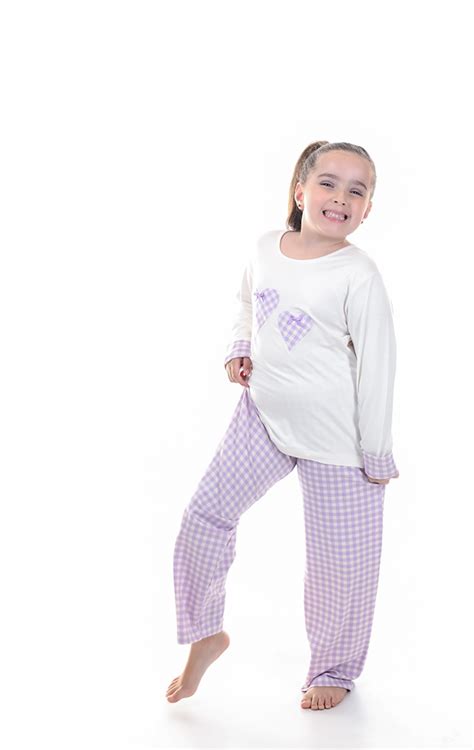 Pijamania Pijama Infantil Feminino Longo Xadrez Cora O