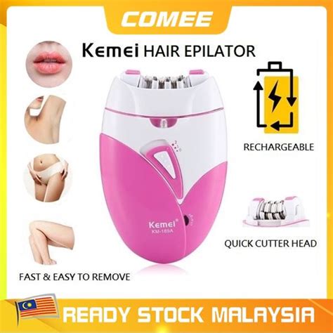 KEMEI KM 189A Epilator Man Women Electric Lady Body Hair Remover Shaver