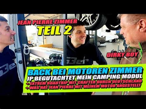 Motoren Zimmer Jean Pierre Begutachtet Mein Camping Modul Roadtrip