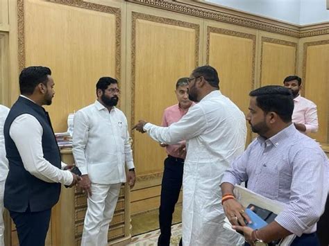 Maharashtra Sadabhau Khot Met The Chief Minister Eknath Shinde