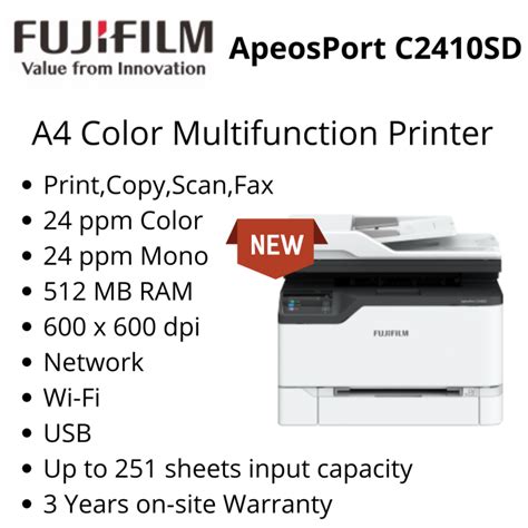 New Model Fujifilm Formerly Fuji Xerox Apeosport C Sd A Colour