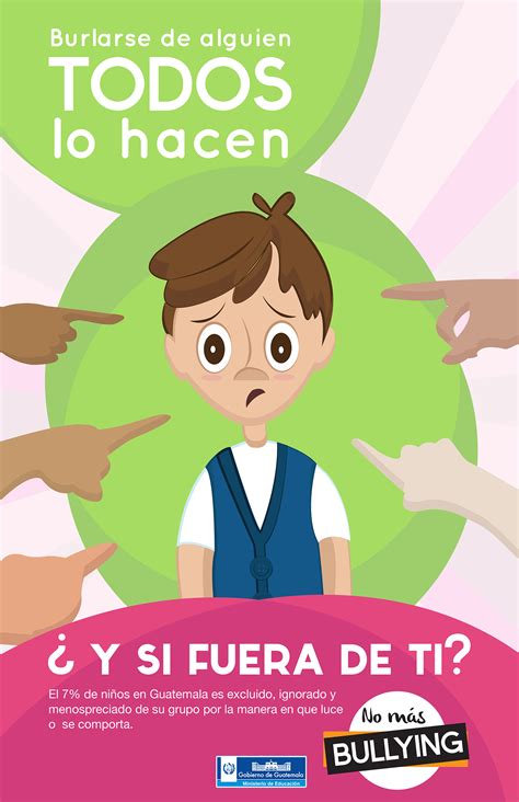 Campaña contra el Bullying No más Bullying Behance