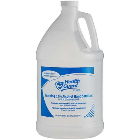 Kutol 68809 Health Guard Pour Top Gallon Dye And Fragrance Free Foaming